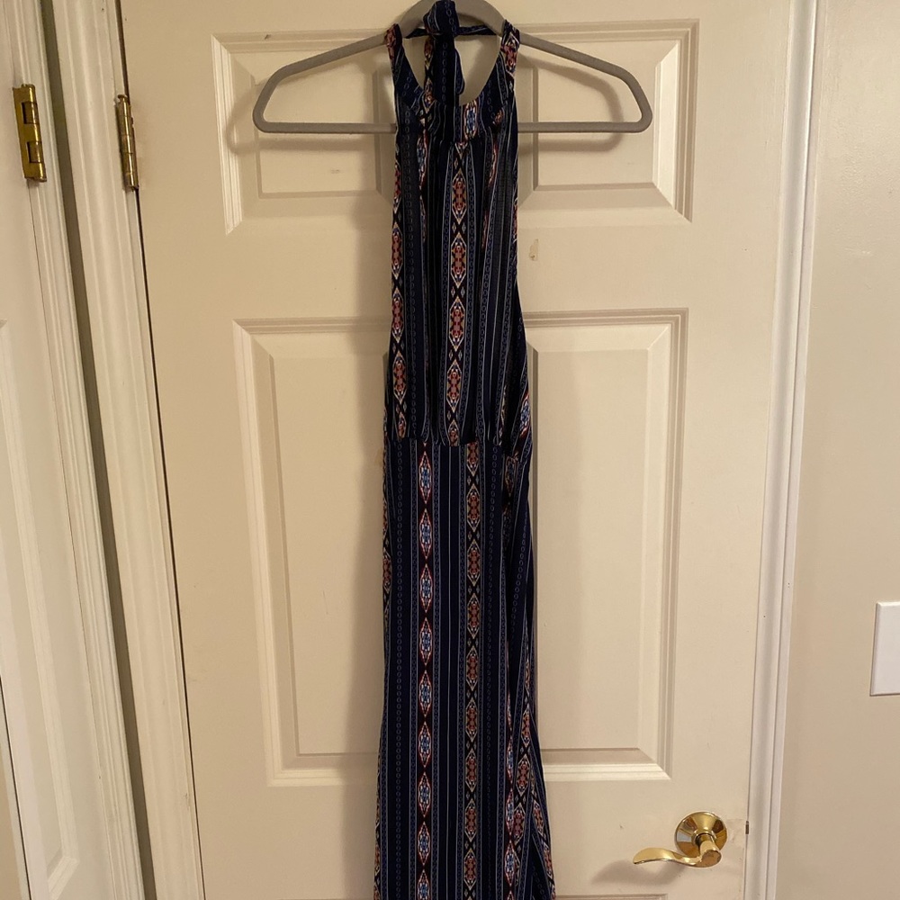 long halter dress